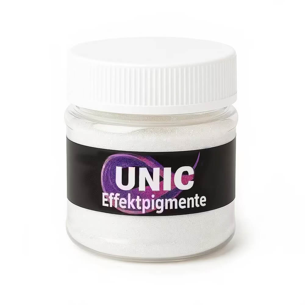 Effektpigment Polarweiss mit Glitzer