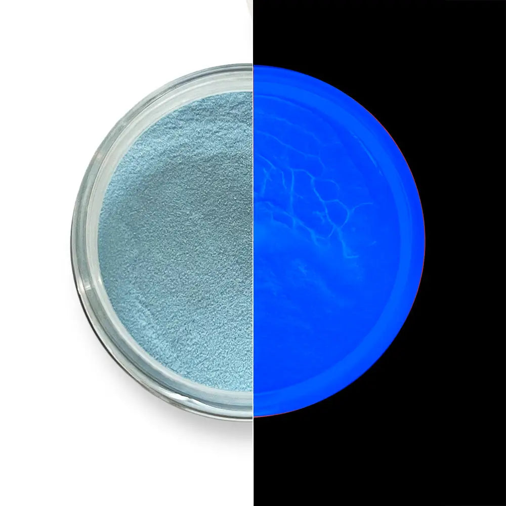 Glow in the Dark Pigment – Saphirblau (leuchtet blau)