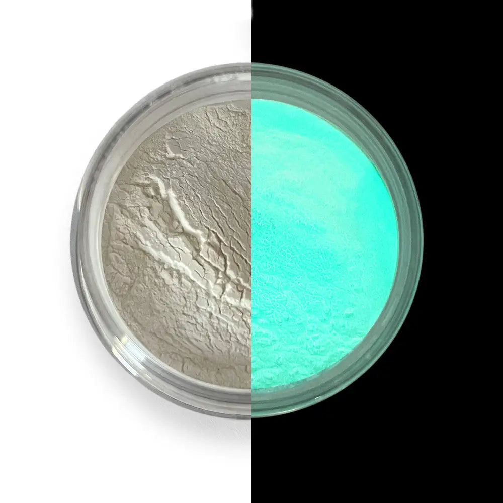 Glow in the Dark Pigment – Blue-Green (leuchtet türkis)