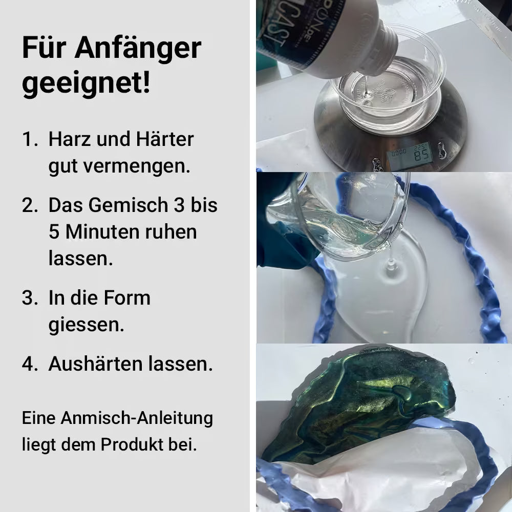 Mega-Deal: Epoxidharz Starter-Set Medium – ideal für kreative Experimente (LuminaCast)