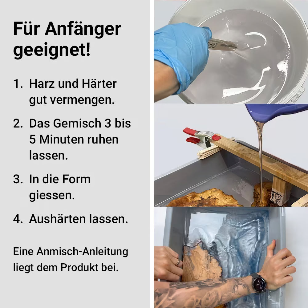 Epoxidharz LuminaCast 8 Table Flow, 20 bis 50 mm