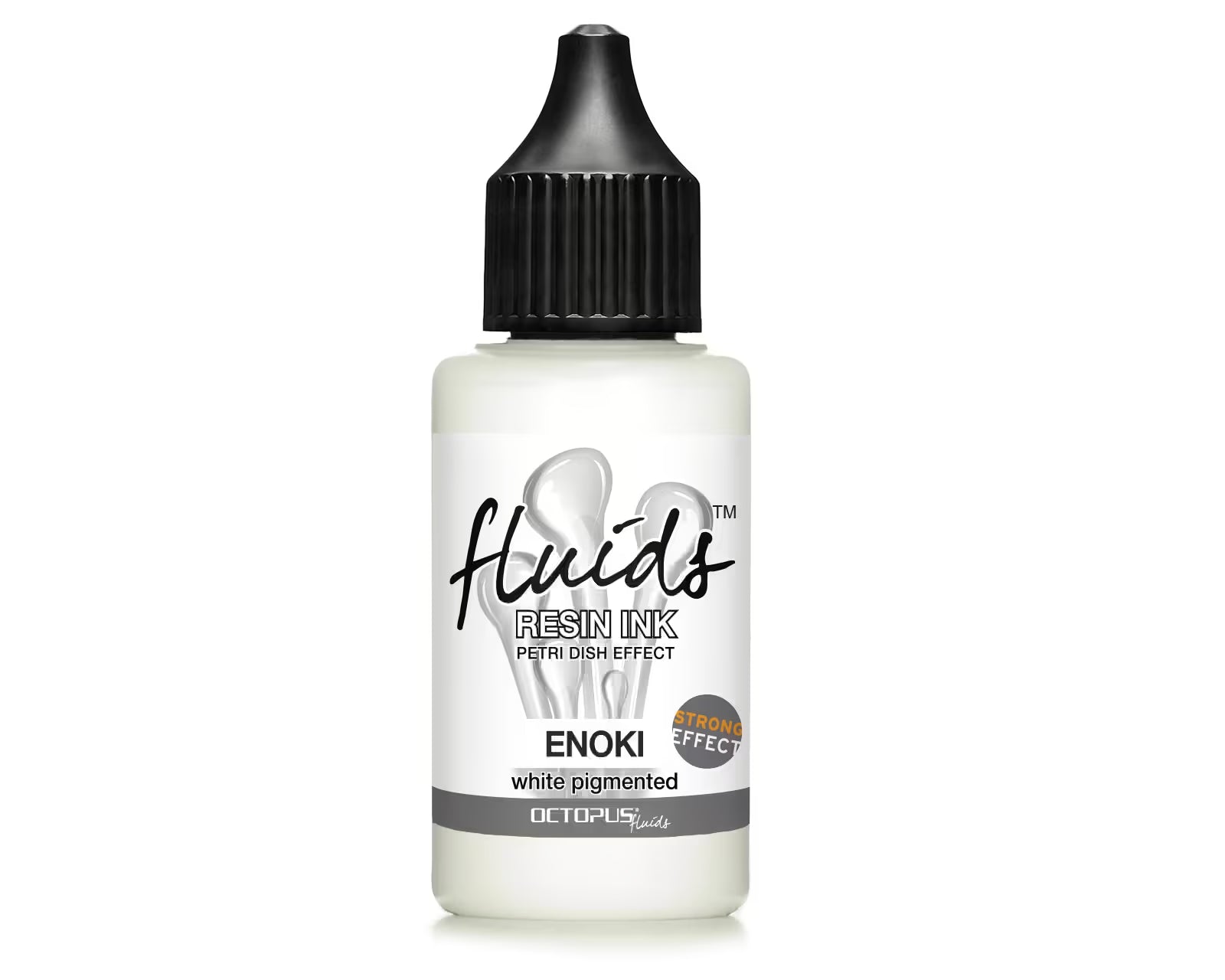 ENOKI (weiss), Octopus Fluids Resin Ink (PETRI DISH EFFECT, Strong)