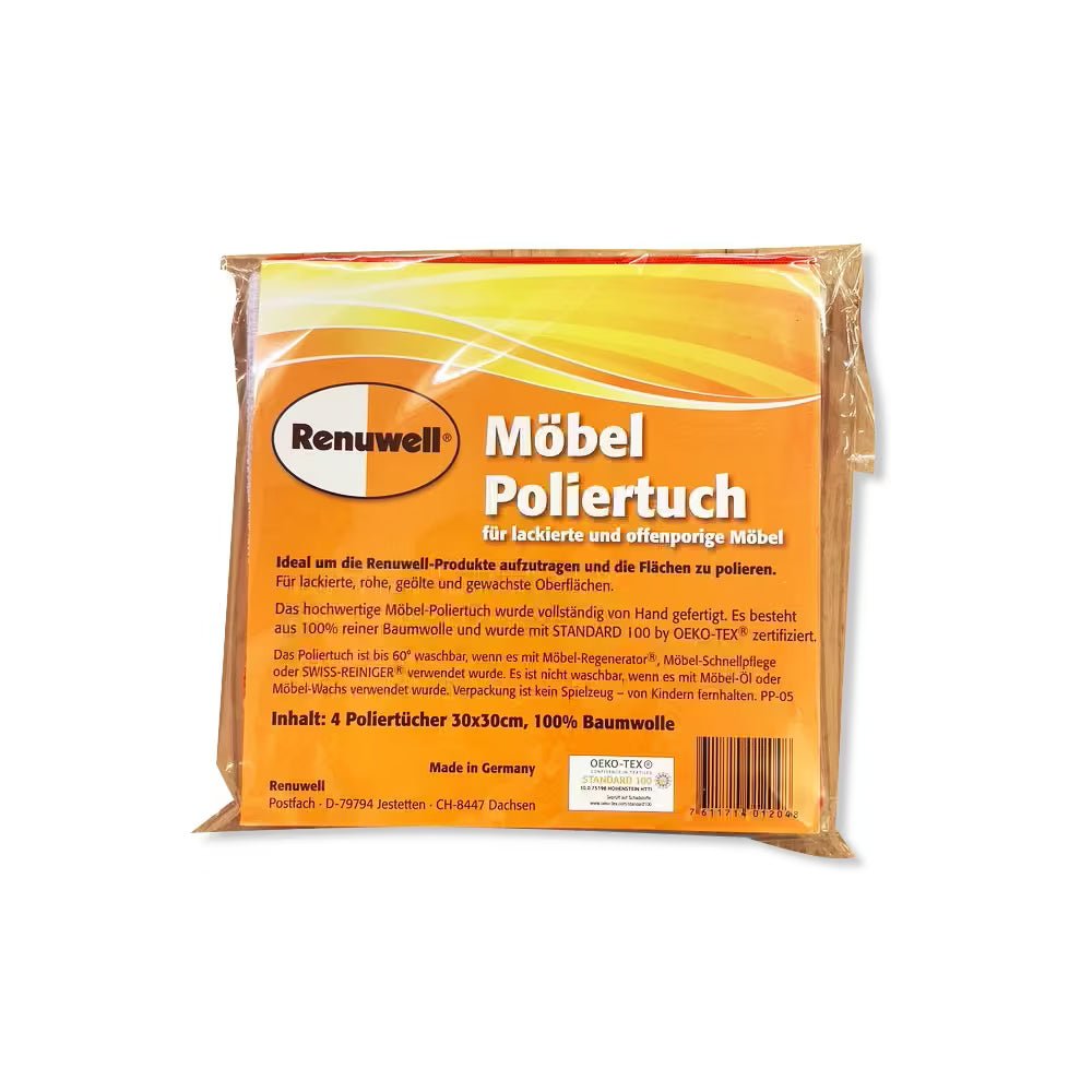 Fusselfreies Möbel Poliertuch, 4 Stück