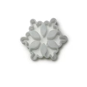 Silikonform Schneeflocke, 8 x 7 x 1.1 cm