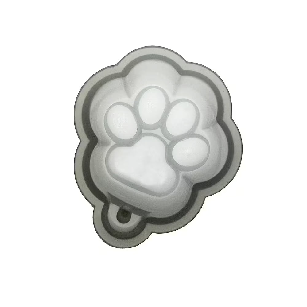Silikonform Pfote ohne Herz