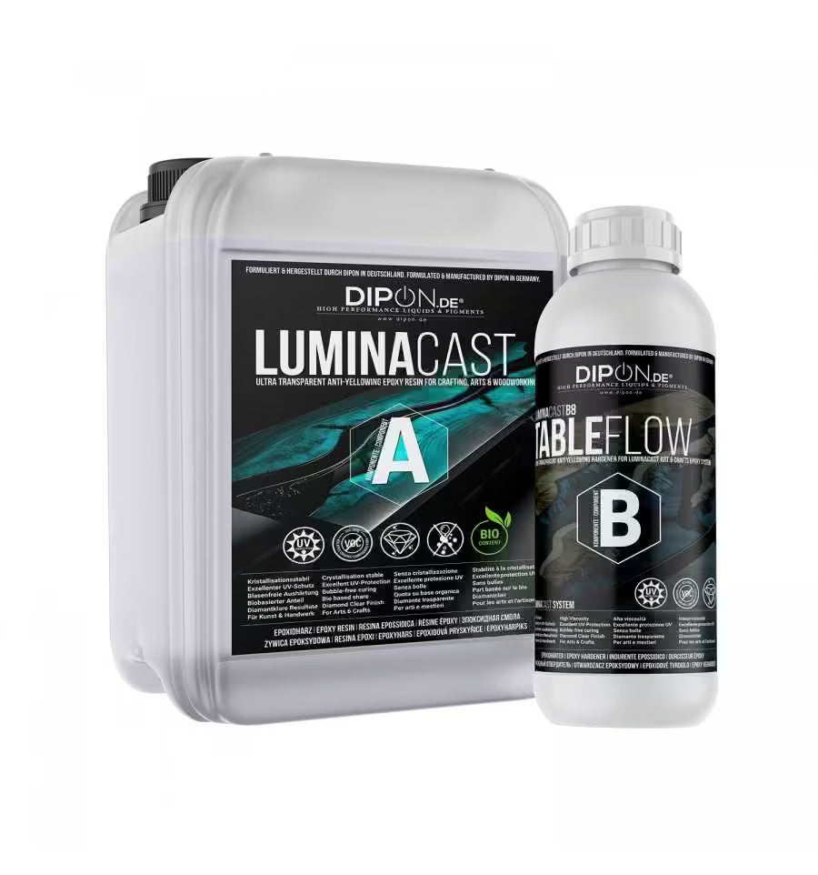 Epoxidharz LuminaCast 8 Table Flow, 20 bis 50 mm