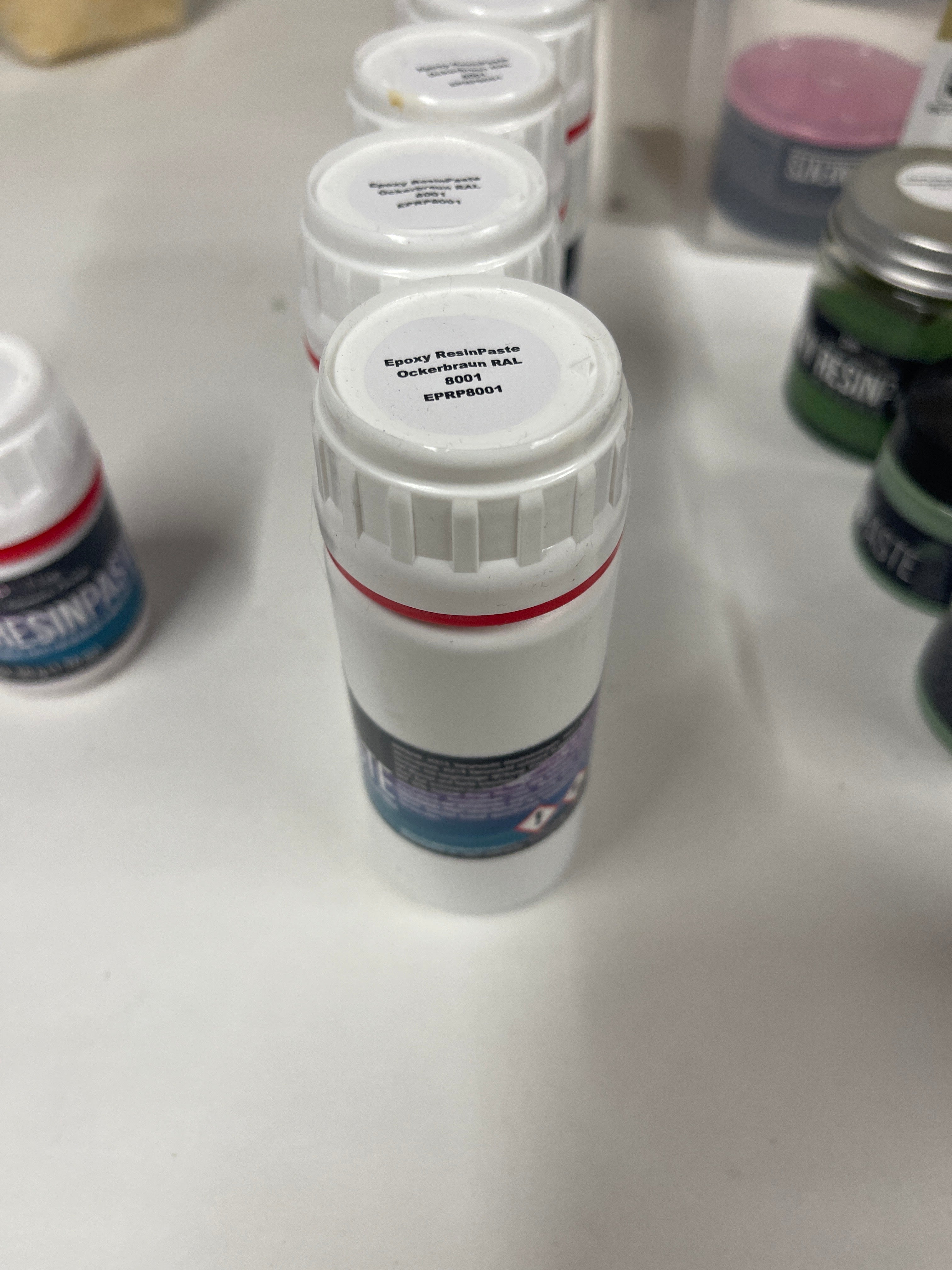 Deckende Farbpaste Okerbraun RAL 8001, 50g, 1ne Dose