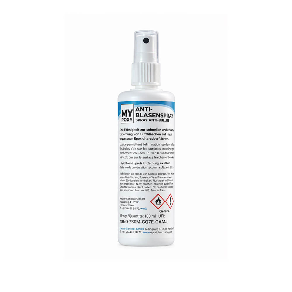 Epoxidharz Anti-Blasen Spray