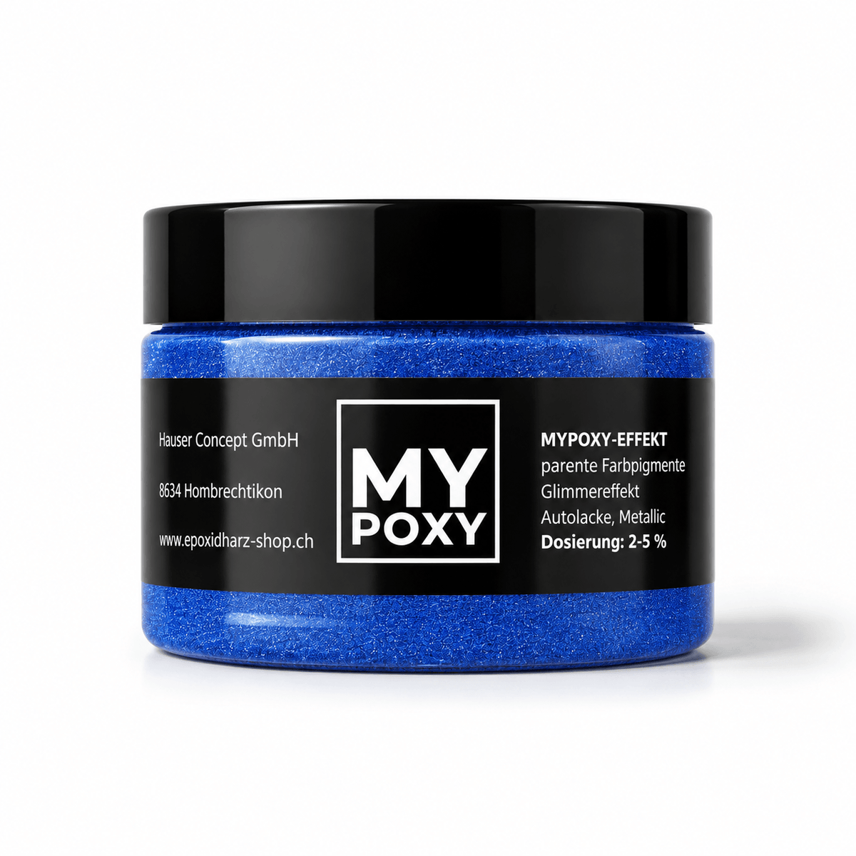 Pigment à effet «Elektrisches Ozeanblau»
