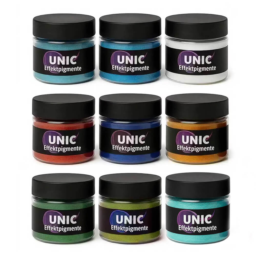 Pigments à effets UNIC 9 x 30 g