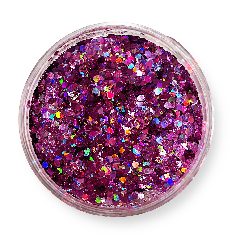 Glitzer-Füllflocken für Epoxidharz, pink