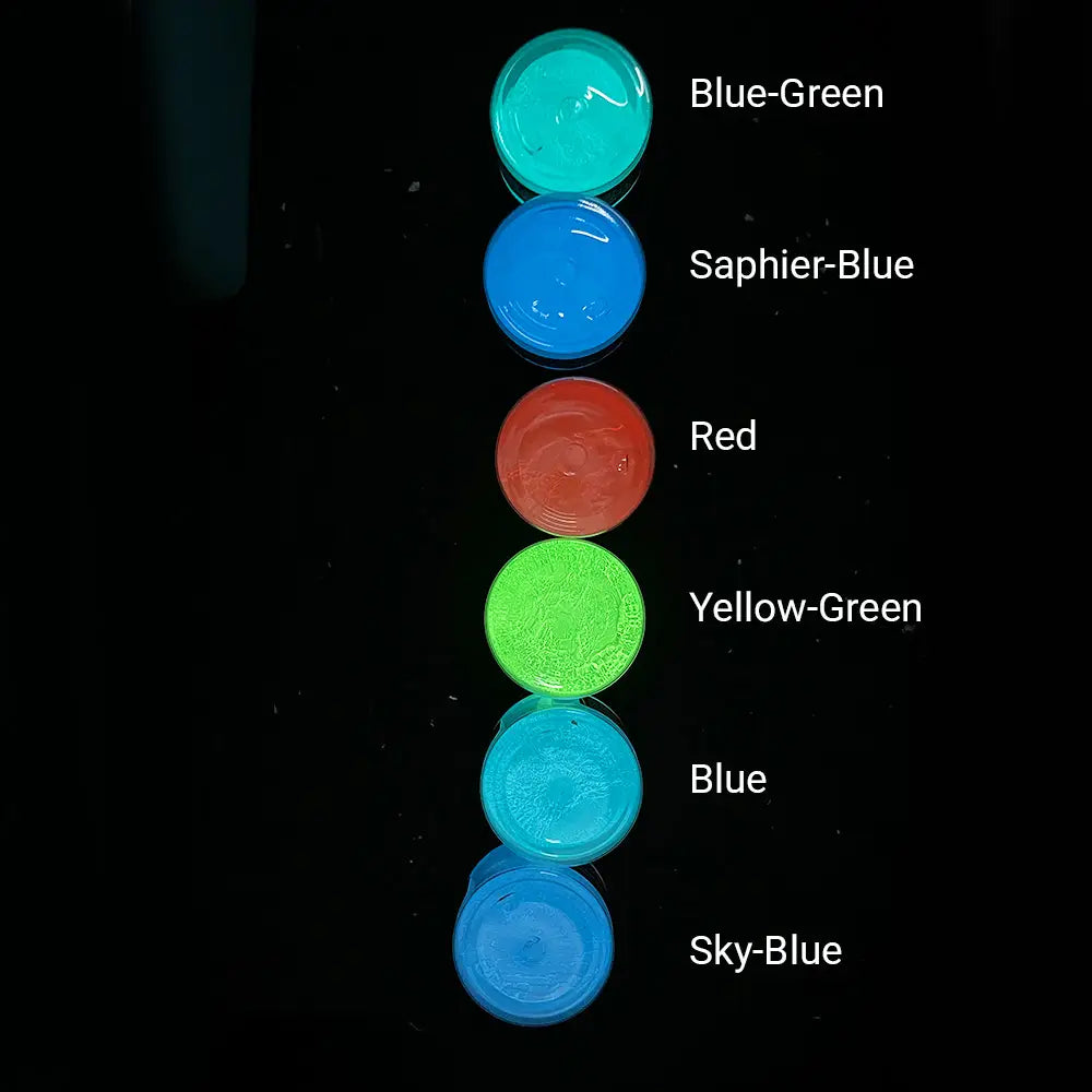 Glow in the Dark Pigment – Saphirblau (leuchtet blau)