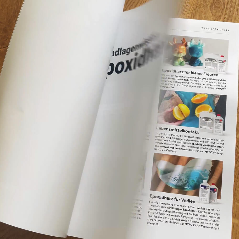 Livre mince : Les bases du moulage en résine époxy – ALLEMAND