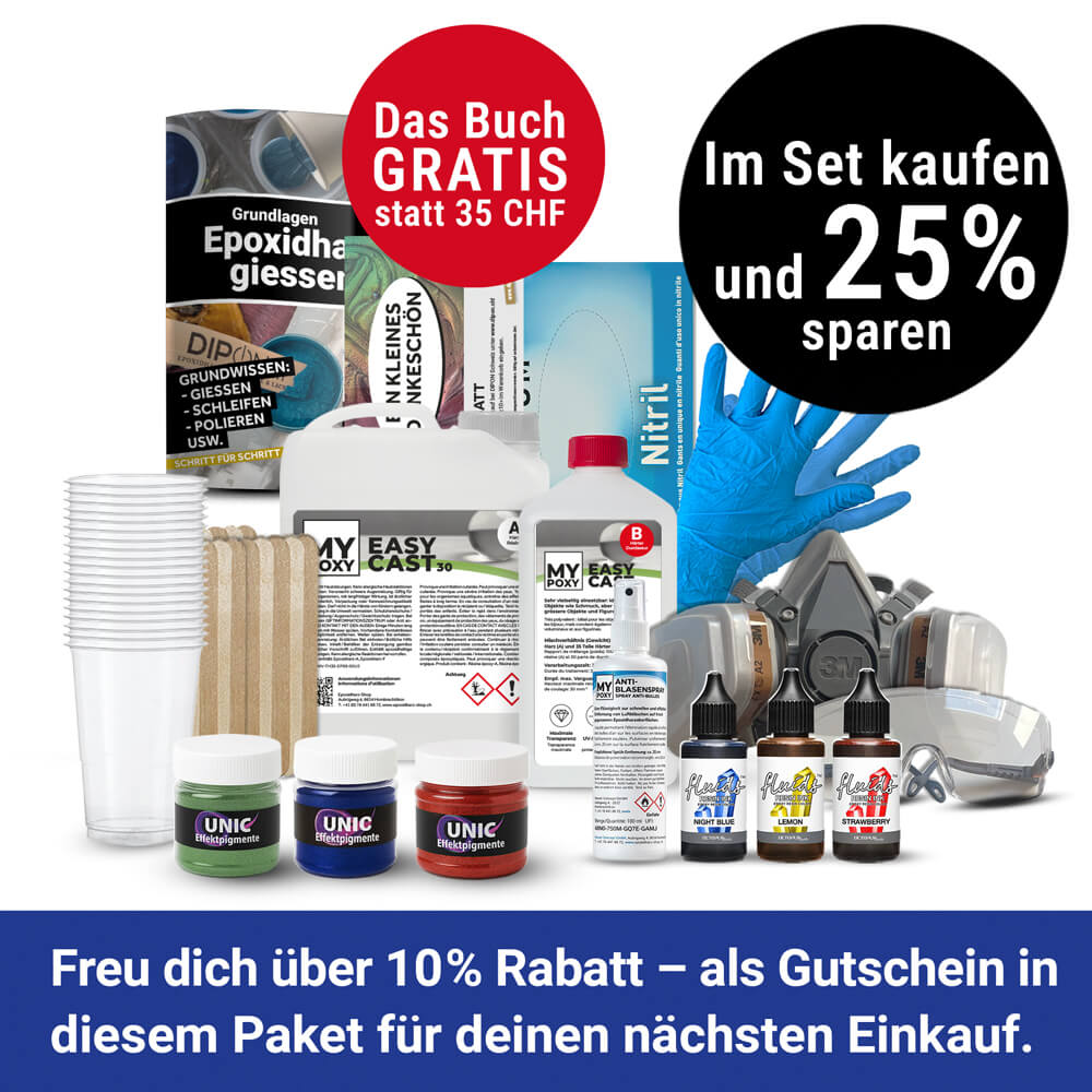 Mega-Deal: Epoxidharz Starter-Set Medium – ideal für kreative Experimente