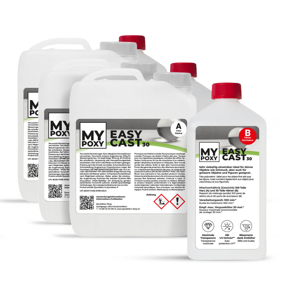 MYPOXY EasyCast 30 - Für Anfänger & Allrounder bis 5 cm