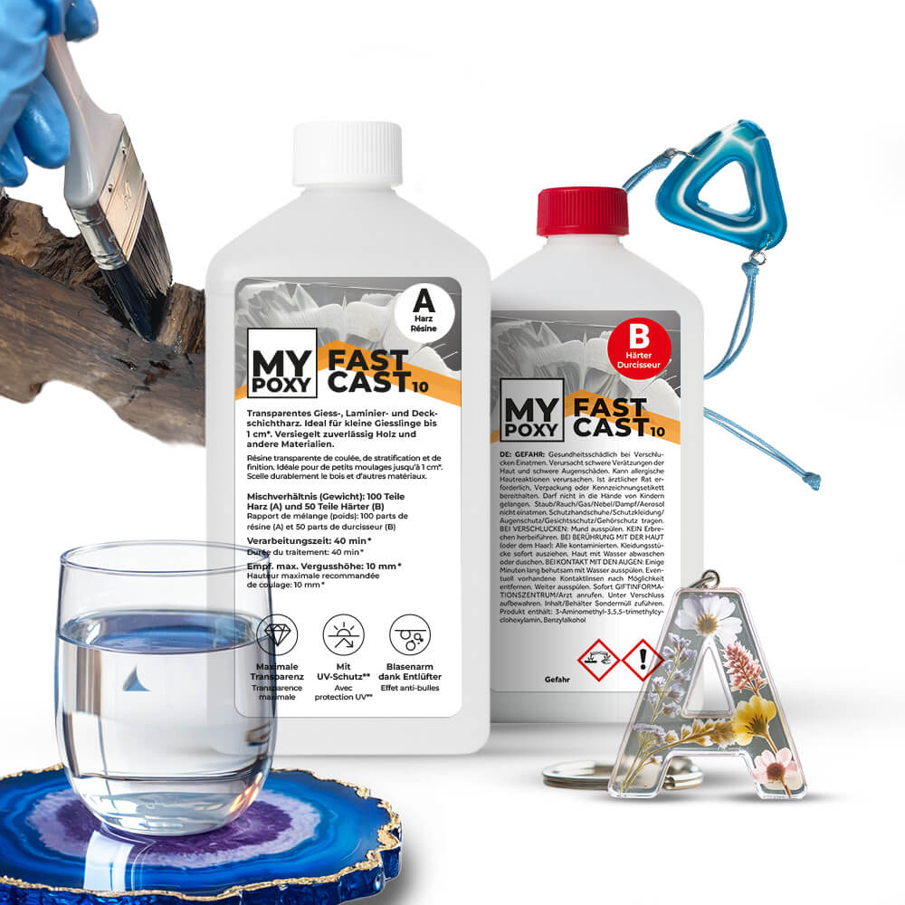 MYPOXY FastCast 10 - Für dünne Schichten bis 1 cm