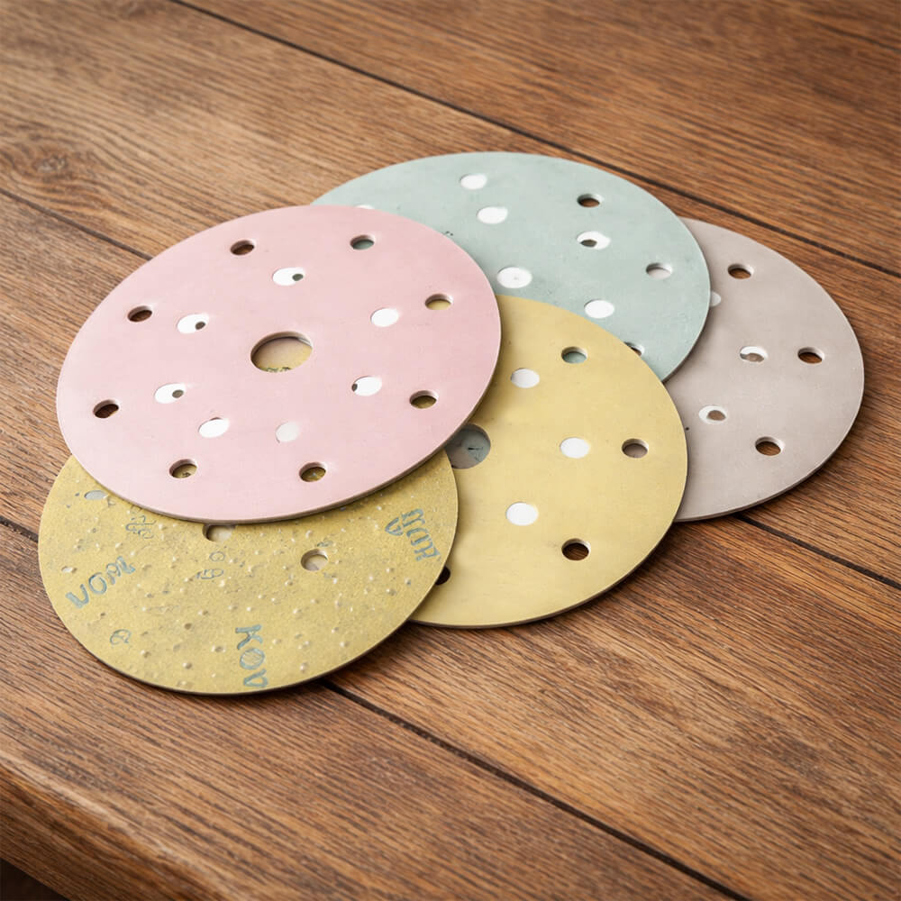 SET: Trocken-Folien-Schleifscheiben Ø 150 mm, P600 bis K3000 je 2 Stück (fein)