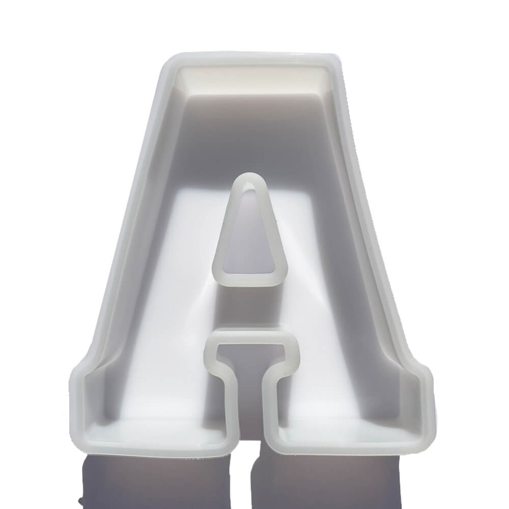 Silikonformen Buchstaben (Einzelstücke), ca. 13 cm auf 16 cm, Giessdicke ca. 3 cm
