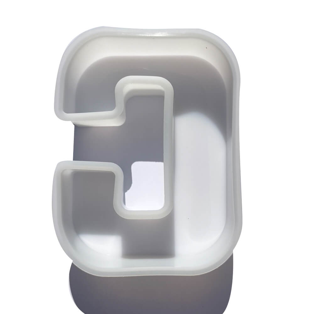 Silikonformen Buchstaben (Einzelstücke), ca. 13 cm auf 16 cm, Giessdicke ca. 3 cm