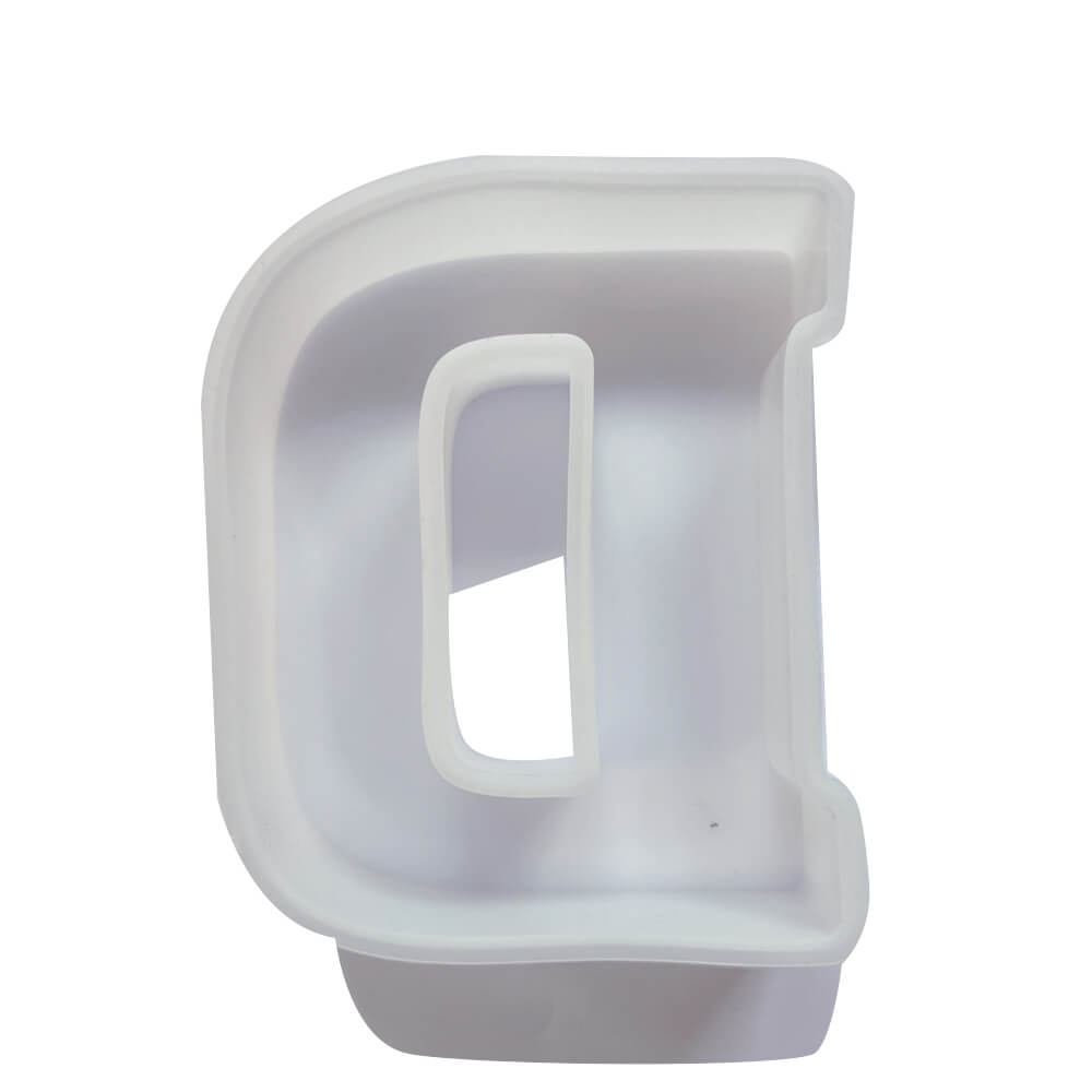 Silikonformen Buchstaben (Einzelstücke), ca. 13 cm auf 16 cm, Giessdicke ca. 3 cm