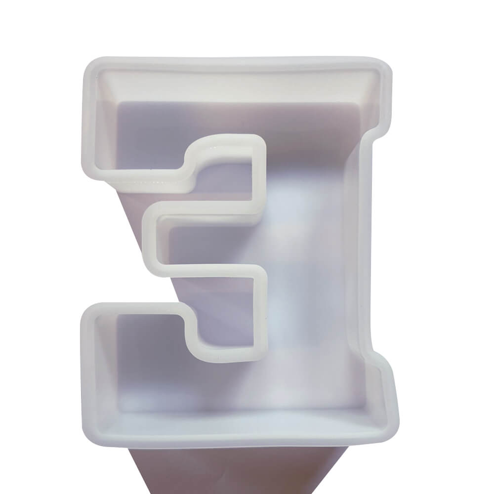 Silikonformen Buchstaben (Einzelstücke), ca. 13 cm auf 16 cm, Giessdicke ca. 3 cm