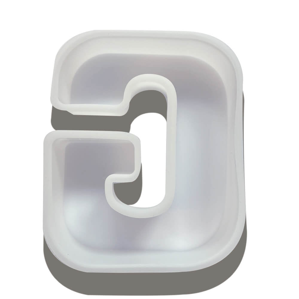 Silikonformen Buchstaben (Einzelstücke), ca. 13 cm auf 16 cm, Giessdicke ca. 3 cm