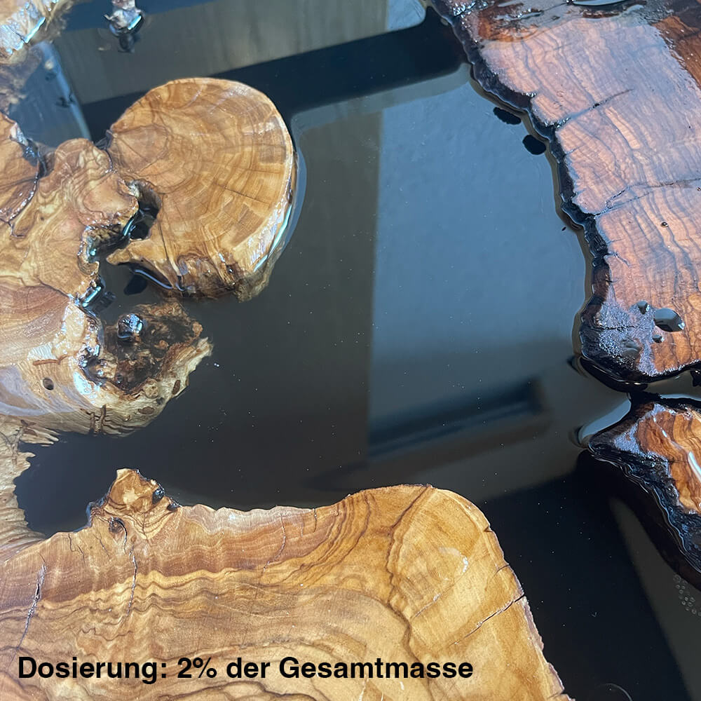 Epoxidharz-Pigmentfarbe Tiefschwarz (RAL 9005)