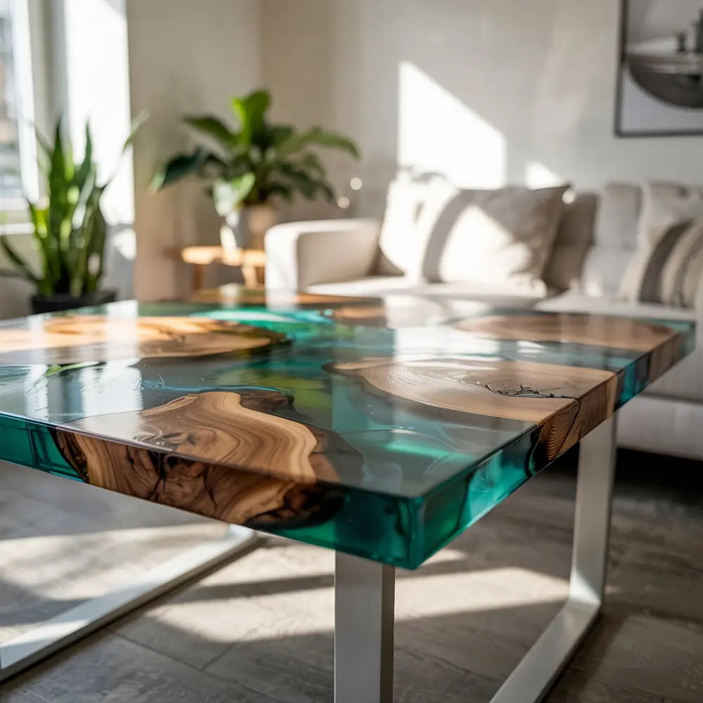 Kit transparent : Résine époxy pour figurines et plateaux de table, hauteur de moulage jusqu'à 5 cm