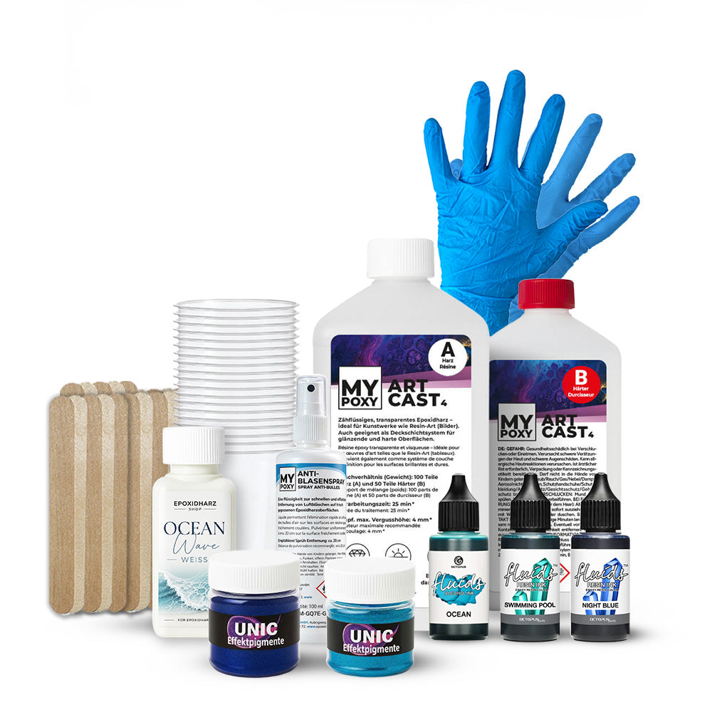 Ocean Waves – Epoxidharz Starter-Set