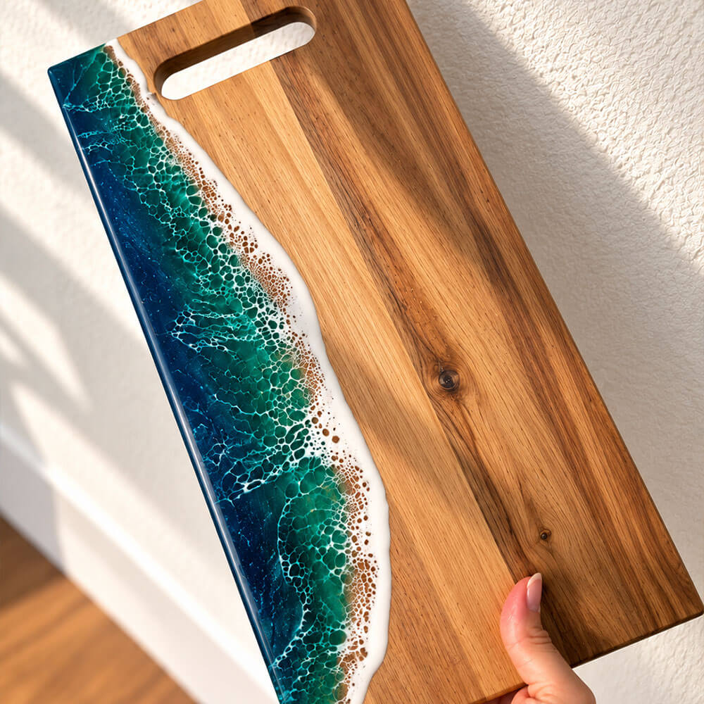 Pâte pigmentaire en résine époxy Ocean Waves White